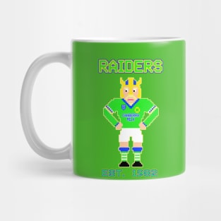 Canberra Raiders - 8 Bit Pixel Art - EST. 1982 Mug